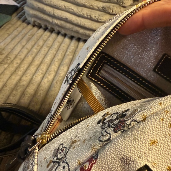 Dooney & Bourke White Backpack with Disney Print - Picture 6 of 7